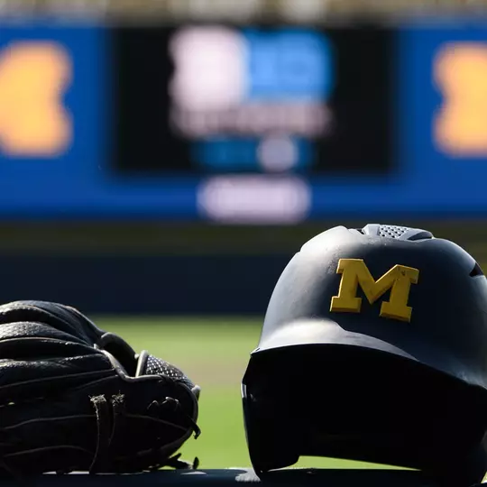 Baseball Glove and Helmet