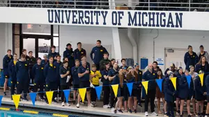 Swimming and Diving Team on Deck