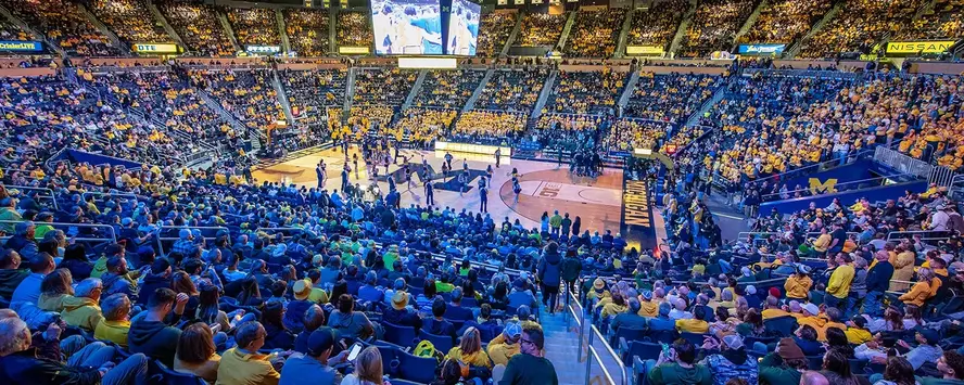 Crisler Center crowd