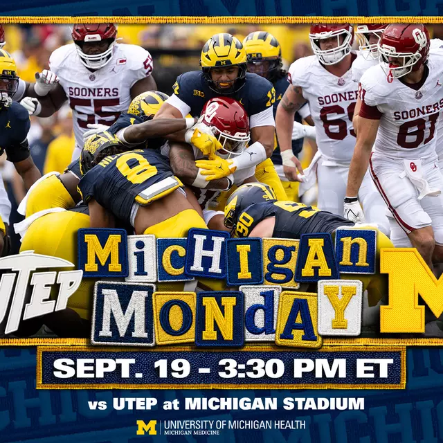 Michigan Monday vs. UTEP