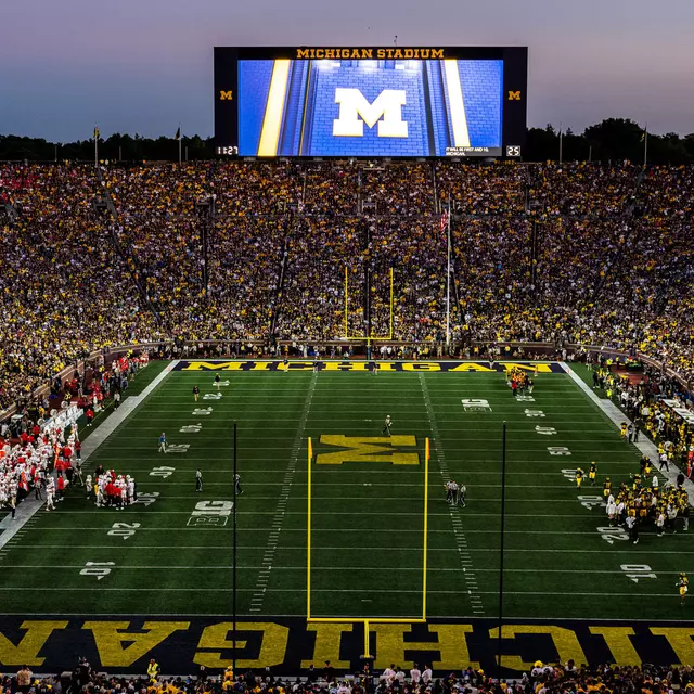 Michigan Stadium night game