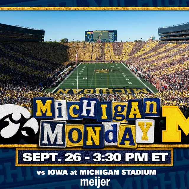 Michigan Monday vs. Iowa