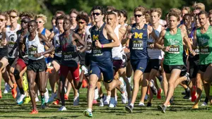 Nathan Lopez (left) and Trent McFarland (Michigan Athletics)