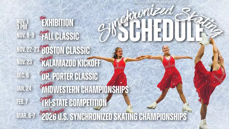 Synchronized Skating 2025-26 Domestic Schedule