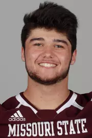 Headshot taken at football media day on Thursday, August 9, 2018. Jesse Scheve/Missouri State University