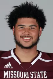 Headshot taken at football media day on Thursday, August 9, 2018. Jesse Scheve/Missouri State University