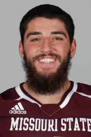 Headshot taken at football media day on Thursday, August 9, 2018. Jesse Scheve/Missouri State University