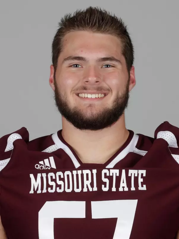 Headshot taken at football media day on Thursday, August 9, 2018. Jesse Scheve/Missouri State University