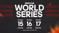 2026 fall world series schedule