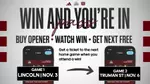 Win and You're In Graphic