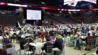 Sneaker Soiree athletics auction on Aug. 1, 2026. Jesse Scheve/Missouri State University