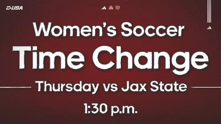 Women's soccer time change vs Jax State