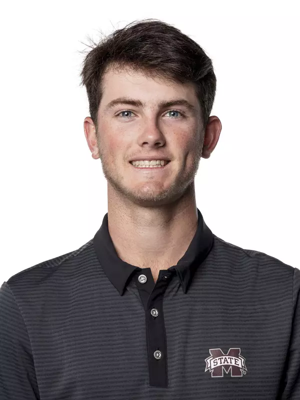 STARKVILLE, MS - October 18, 2021 - Mississippi State Golfer Ford Clegg headshot taken during 2021 Men’s Golf Production Day at the Holliman Athletic Center at Mississippi State University in Starkville, MS. Photo By Austin Perryman