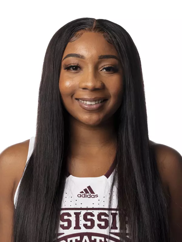STARKVILLE, MS - October 05, 2021 - Mississippi State Guard Anastasia Hayes (#0) headshot taken during Women’s Basketball Production Day at Humphrey Coliseum at Mississippi State University in Starkville, MS. Photo By Chamberlain Smith