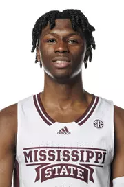 STARKVILLE, MS - October 06, 2021 - Mississippi State Guard Cam Carter (#5) headshot taken during MenÕs Basketball Production Day at Humphrey Coliseum at Mississippi State University in Starkville, MS. Photo By Chamberlain Smith