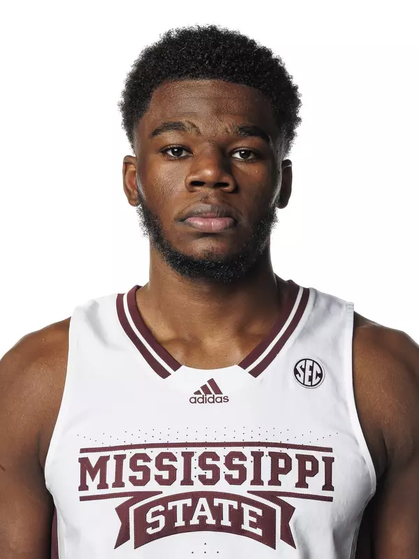 STARKVILLE, MS - October 06, 2021 - Mississippi State Forward Javian Davis (#2) headshot taken during MenÕs Basketball Production Day at Humphrey Coliseum at Mississippi State University in Starkville, MS. Photo By Chamberlain Smith
