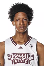 STARKVILLE, MS - October 06, 2021 - Mississippi State Forward Derek Fountain (#20) headshot taken during MenÕs Basketball Production Day at Humphrey Coliseum at Mississippi State University in Starkville, MS. Photo By Chamberlain Smith