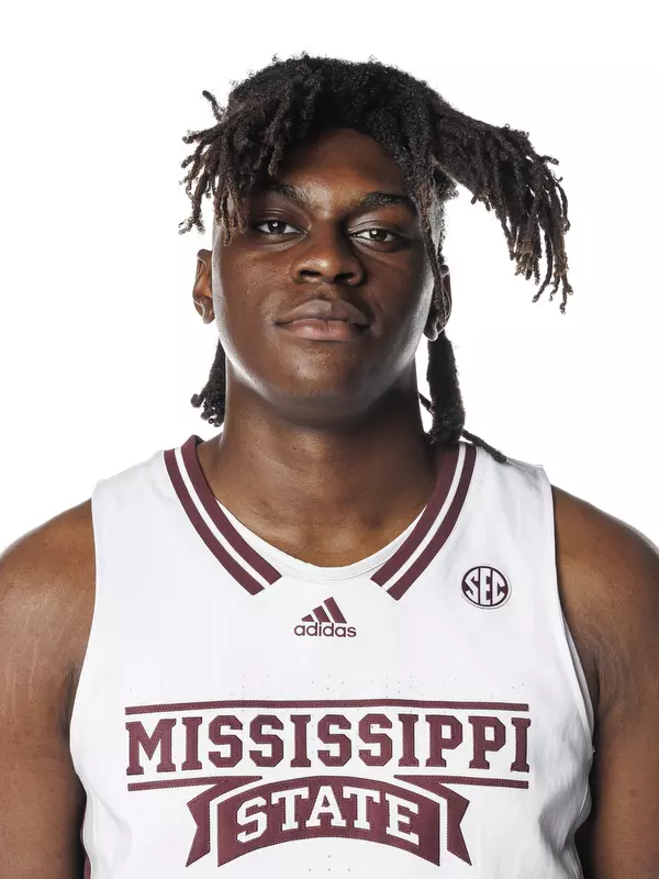 STARKVILLE, MS - October 06, 2021 - Mississippi State Forward KeShawn Murphy (#12) headshot taken during MenÕs Basketball Production Day at Humphrey Coliseum at Mississippi State University in Starkville, MS. Photo By Chamberlain Smith
