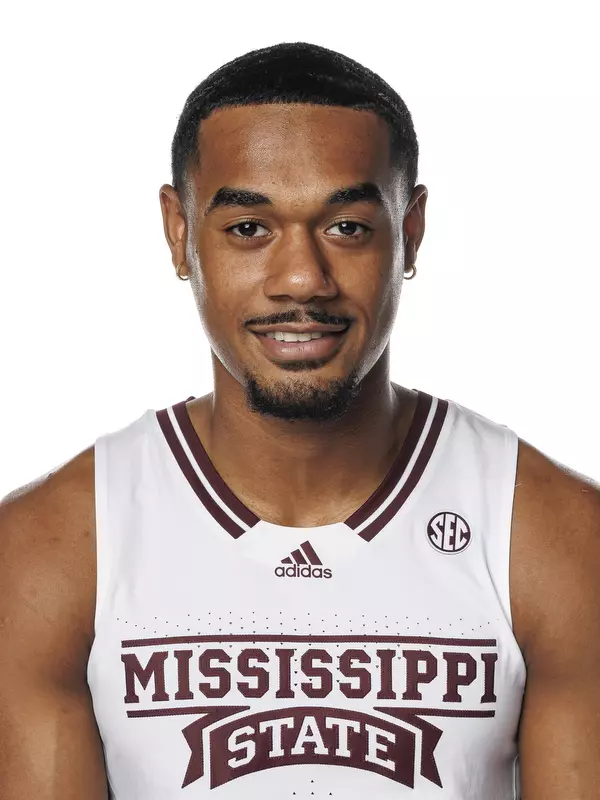 STARKVILLE, MS - October 06, 2021 - Mississippi State Forward Tolu Smith (#35) headshot taken during MenÕs Basketball Production Day at Humphrey Coliseum at Mississippi State University in Starkville, MS. Photo By Chamberlain Smith