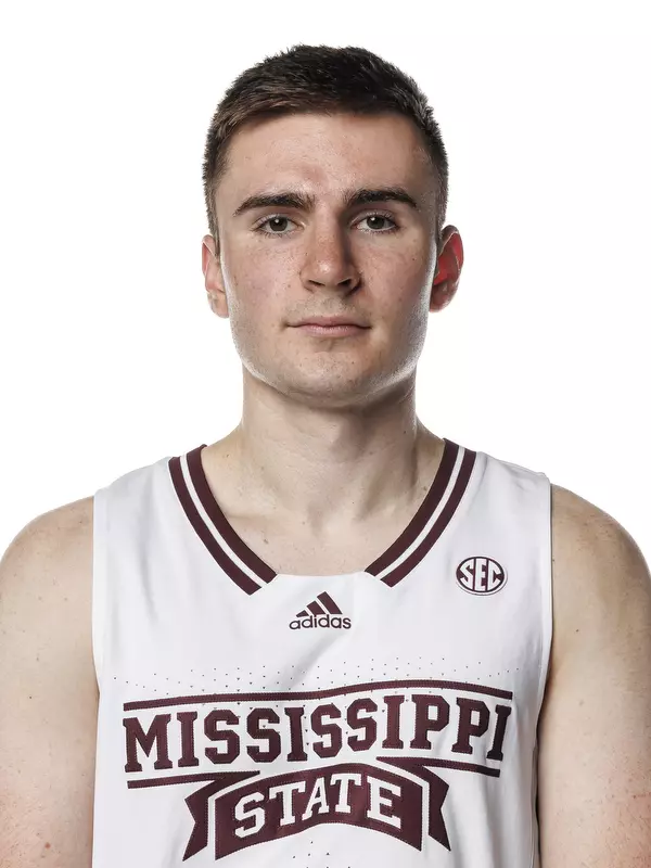 STARKVILLE, MS - October 06, 2021 - Mississippi State Guard Isaac Stansbury (#25) headshot taken during MenÕs Basketball Production Day at Humphrey Coliseum at Mississippi State University in Starkville, MS. Photo By Chamberlain Smith