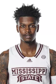 STARKVILLE, MS - October 06, 2021 - Mississippi State Guard Rocket Watts (#0) headshot taken during MenÕs Basketball Production Day at Humphrey Coliseum at Mississippi State University in Starkville, MS. Photo By Chamberlain Smith