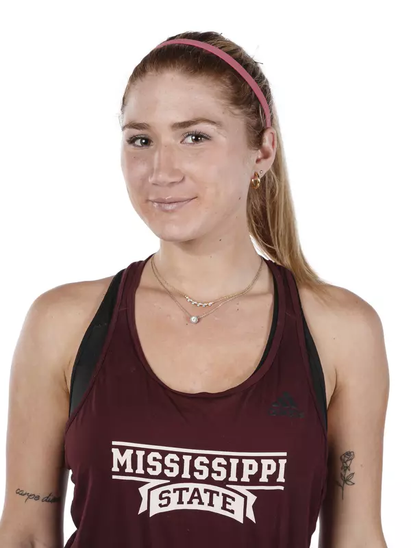 STARKVILLE, MS - January 26, 2021 - Mississippi State's Tamara Racine headshot taken during Women’s Tennis Production Day at the Holliman Athletic Center at Mississippi State University in Starkville, MS. Photo By Austin Perryman