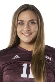 STARKVILLE, MS - July 25, 2021 - Mississippi State Setter Margaret Dean (#11) headshot during 2021 Volleyball Production Day at the Palmeiro Center at Mississippi State University in Starkville, MS. Photo By Austin Perryman