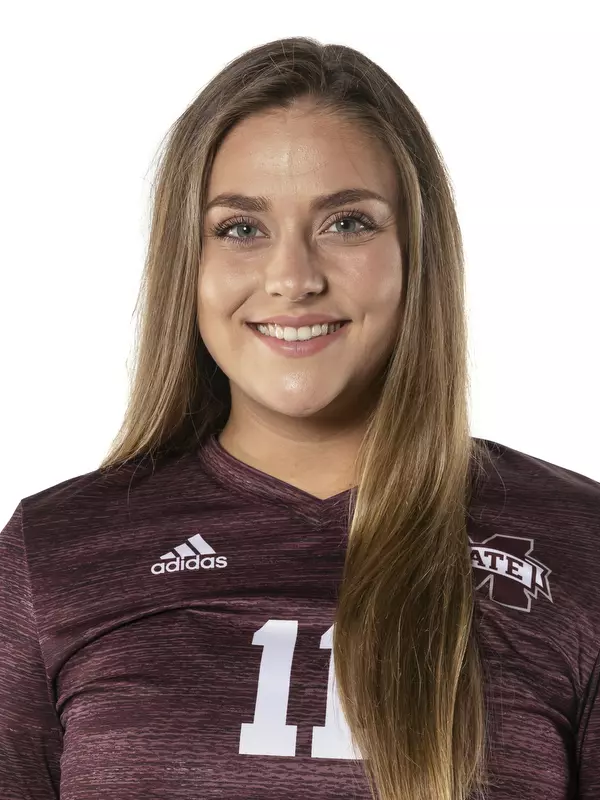 STARKVILLE, MS - July 25, 2021 - Mississippi State Setter Margaret Dean (#11) headshot during 2021 Volleyball Production Day at the Palmeiro Center at Mississippi State University in Starkville, MS. Photo By Austin Perryman