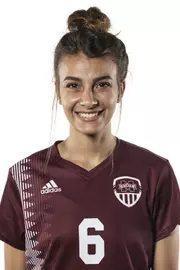 STARKVILLE, MS - July 29, 2021 - Mississippi State Midfielder/Forward Ky Burroughs (#6) headshot taken during 2021 Soccer Production Day at the Palmeiro Center at Mississippi State University in Starkville, MS. Photo By Austin Perryman