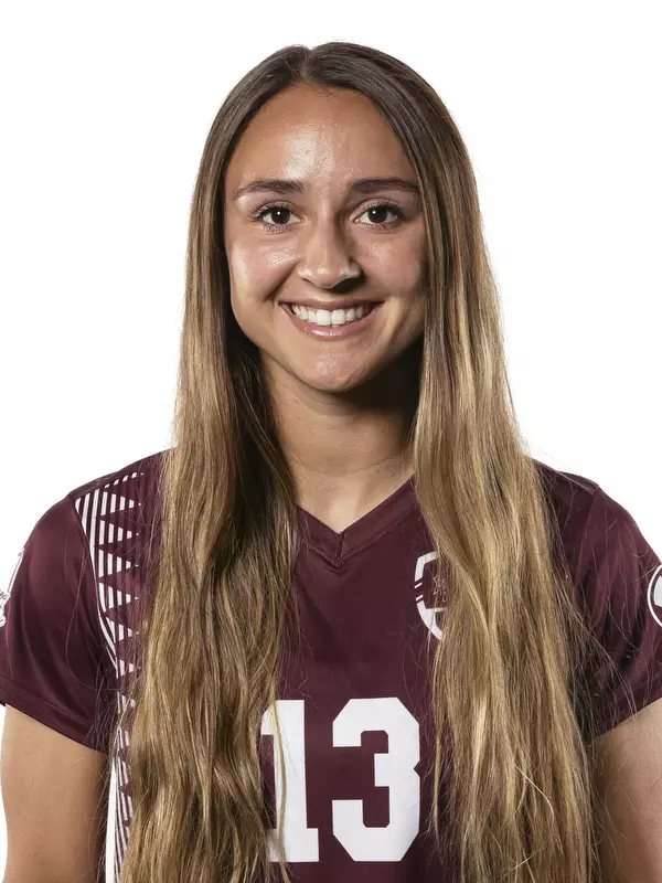 STARKVILLE, MS - July 29, 2021 - Mississippi State Midfielder/Forward Madison Cotta (#13) headshot taken during 2021 Soccer Production Day at the Palmeiro Center at Mississippi State University in Starkville, MS. Photo By Austin Perryman