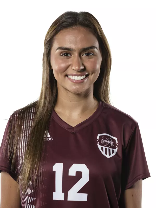 STARKVILLE, MS - July 29, 2021 - Mississippi State Defender Abi Major (#12) headshot taken during 2021 Soccer Production Day at the Palmeiro Center at Mississippi State University in Starkville, MS. Photo By Austin Perryman