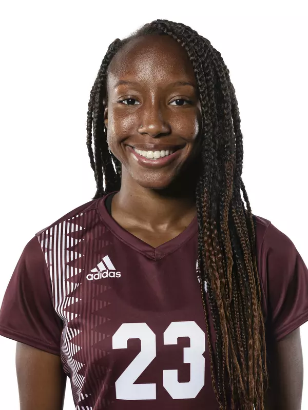 STARKVILLE, MS - July 29, 2021 - Mississippi State Defender Olivia Simpson (#23) headshot taken during 2021 Soccer Production Day at the Palmeiro Center at Mississippi State University in Starkville, MS. Photo By Austin Perryman