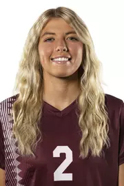 STARKVILLE, MS - July 29, 2021 - Mississippi State Defender Sydney Strunk (#2) headshot taken during 2021 Soccer Production Day at the Palmeiro Center at Mississippi State University in Starkville, MS. Photo By Austin Perryman