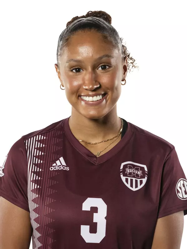 STARKVILLE, MS - July 29, 2021 - Mississippi State Defender Andrea Tyrrell (#3) headshot taken during 2021 Soccer Production Day at the Palmeiro Center at Mississippi State University in Starkville, MS. Photo By Austin Perryman