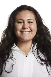 STARKVILLE, MS - August 26, 2021 - Mississippi State Catcher/Infielder Mia Davidson (#33) headshot taken at the Holliman Athletic Center at Mississippi State University in Starkville, MS. Photo By Austin Perryman