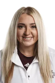 STARKVILLE, MS - August 26, 2021 - Mississippi State Infielder Montana Davidson (#32) headshot taken at the Holliman Athletic Center at Mississippi State University in Starkville, MS. Photo By Austin Perryman