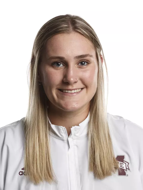 STARKVILLE, MS - August 26, 2021 - Mississippi State Pitcher Grace Fagan (#31) headshot taken at the Holliman Athletic Center at Mississippi State University in Starkville, MS. Photo By Austin Perryman