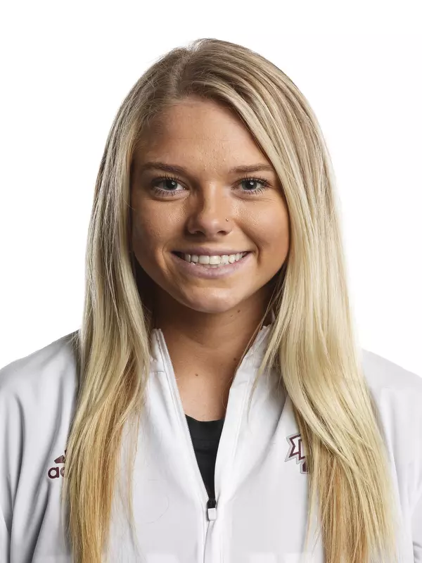 STARKVILLE, MS - August 26, 2021 - Mississippi State Pitcher Kenley Hawk (#53) headshot taken at the Holliman Athletic Center at Mississippi State University in Starkville, MS. Photo By Austin Perryman