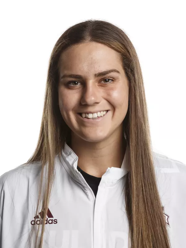 STARKVILLE, MS - August 26, 2021 - Mississippi State Infielder Madisyn Kennedy (#18) headshot taken at the Holliman Athletic Center at Mississippi State University in Starkville, MS. Photo By Austin Perryman