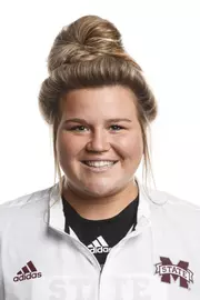 STARKVILLE, MS - August 26, 2021 - Mississippi State Pitcher/Utility Addison Purvis (#00) headshot taken at the Holliman Athletic Center at Mississippi State University in Starkville, MS. Photo By Austin Perryman