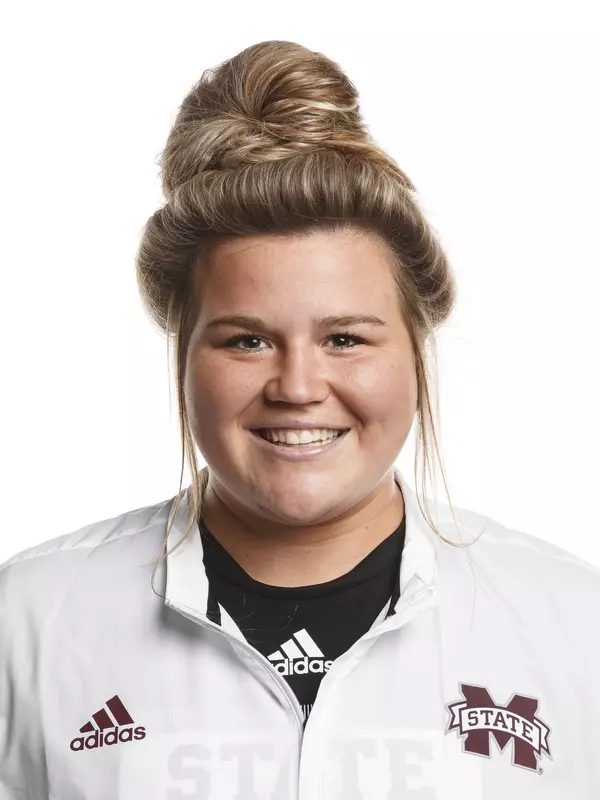 STARKVILLE, MS - August 26, 2021 - Mississippi State Pitcher/Utility Addison Purvis (#00) headshot taken at the Holliman Athletic Center at Mississippi State University in Starkville, MS. Photo By Austin Perryman