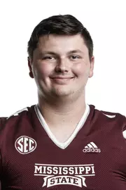 STARKVILLE, MS - June 09, 2021 - Mississippi State Offensive Lineman Canon Boone headshot taken at the Leo Seal Jr. Football Complex at Mississippi State University in Starkville, MS. Photo By Austin Perryman