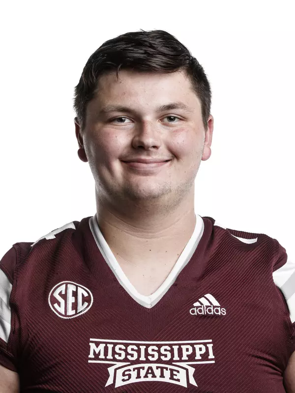 STARKVILLE, MS - June 09, 2021 - Mississippi State Offensive Lineman Canon Boone headshot taken at the Leo Seal Jr. Football Complex at Mississippi State University in Starkville, MS. Photo By Austin Perryman
