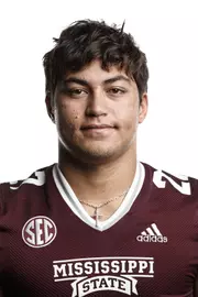 STARKVILLE, MS - June 09, 2021 - Mississippi State Defensive Lineman Matai Mata’afa headshot taken at the Leo Seal Jr. Football Complex at Mississippi State University in Starkville, MS. Photo By Austin Perryman