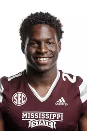 STARKVILLE, MS - June 09, 2021 - Mississippi State Running Back Simeon Price headshot taken at the Leo Seal Jr. Football Complex at Mississippi State University in Starkville, MS. Photo By Austin Perryman