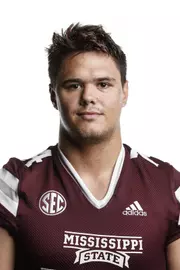 STARKVILLE, MS - June 09, 2021 - Mississippi State Offensive Lineman Max Ryan headshot taken at the Leo Seal Jr. Football Complex at Mississippi State University in Starkville, MS. Photo By Austin Perryman