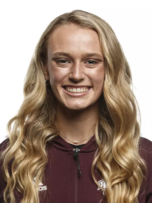 STARKVILLE, MS - August 24, 2021 - Savannah Schwab headshot taken at the Holliman Athletic Center at Mississippi State University in Starkville, MS. Photo By Chamberlain Smith