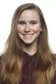 STARKVILLE, MS - August 24, 2021 - Ava Weems headshot taken at the Holliman Athletic Center at Mississippi State University in Starkville, MS. Photo By Chamberlain Smith