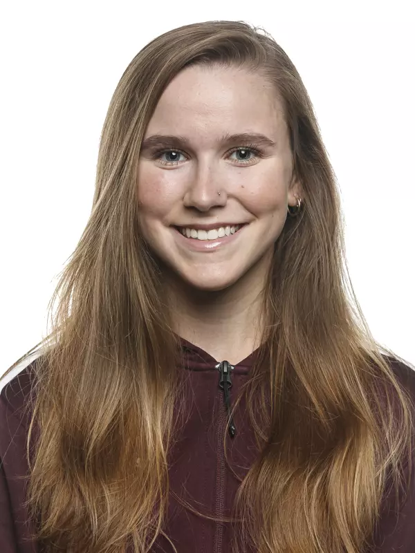 STARKVILLE, MS - August 24, 2021 - Ava Weems headshot taken at the Holliman Athletic Center at Mississippi State University in Starkville, MS. Photo By Chamberlain Smith