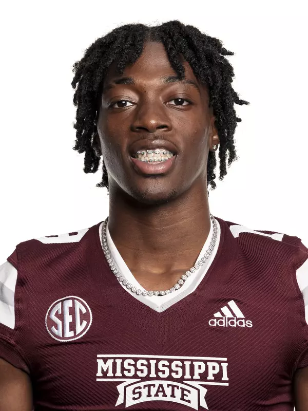 STARKVILLE, MS - August 05, 2021 - Mississippi State Defensive Back Corey Ellington (#42) headshot taken at the Leo Seal Jr. Football Complex at Mississippi State University in Starkville, MS. Photo By Austin Perryman